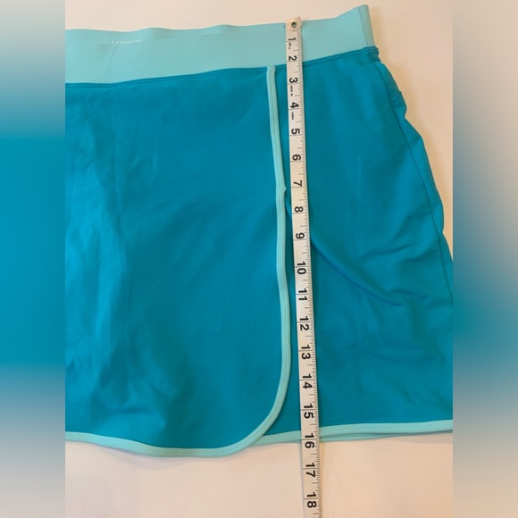 Lands End athletic tennis skirt women’s size XL, elastic shorts (T) - Picture 7 of 7